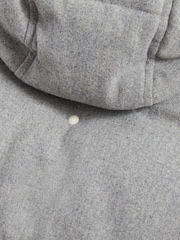 Peckham Rye Grey Wool Blend Puffer Coat - Image 10 of 12