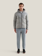 Peckham Rye Grey Wool Blend Puffer Coat - Image 5 of 12