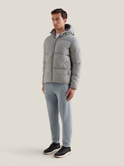 Peckham Rye Grey Wool Blend Puffer Coat - Image 6 of 12