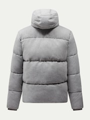 Peckham Rye Grey Wool Blend Puffer Coat - Image 8 of 12