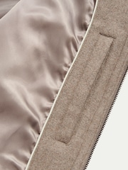 Peckham Rye Natural Wool Blend Bomber Jacket - Image 10 of 11