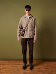 Peckham Rye Natural Wool Blend Bomber Jacket - Image 2 of 11