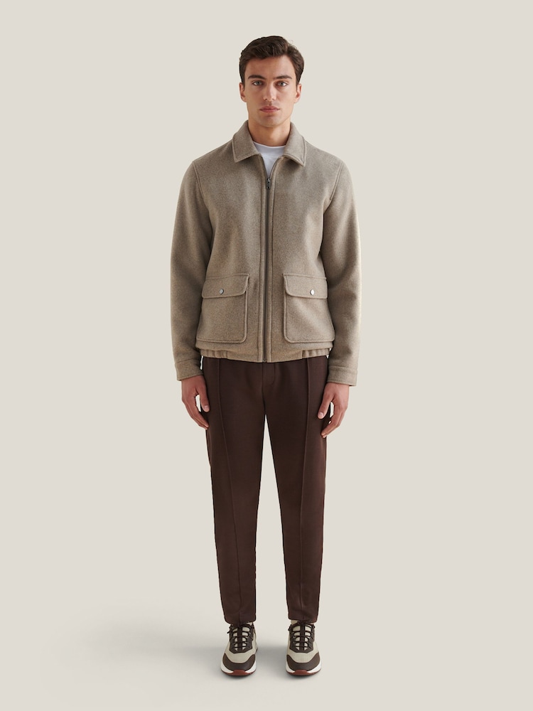 Peckham Rye Wool Blend Bomber Jacket - Imagem 2 de 12 Peckham Rye Wool Blend Bomber Jacket - Imagem 2 de 12