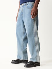 adidas Originals Blue Firebird Jeans - Image 1 of 5