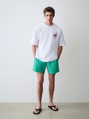 White Chris Riley Pool Single Seminal T-Shirt - Image 3 of 10