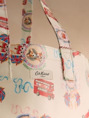 Cath Kidston Ecru London Print Large Book Bag - Image 4 of 5