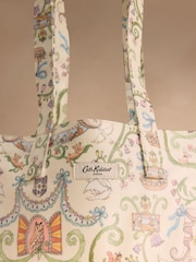 Cath Kidston Ecru Floral Large Book Bag - Image 2 of 3