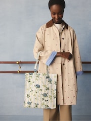 Cath Kidston Blue Floral Stripe Large Book Bag - Image 3 of 7