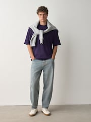 Deep Purple Relaxed Fit Heavyweight T-Shirt - Image 2 of 7