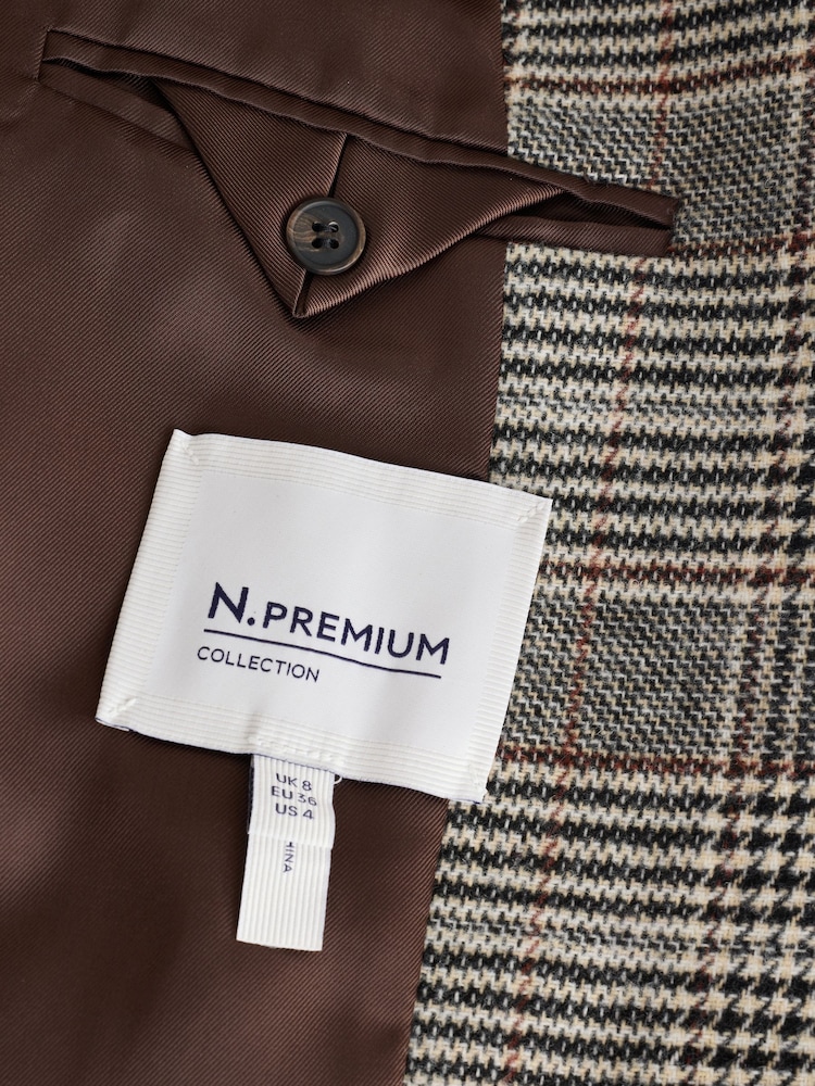 monochrome - Blazer à carreaux N.Premium à simple boutonnage - Image 11 de 11 monochrome - Blazer à carreaux N.Premium à simple boutonnage - Image 11 de 11