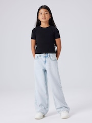 Name It Dark Blue Wide Leg Jeans - Image 2 of 6