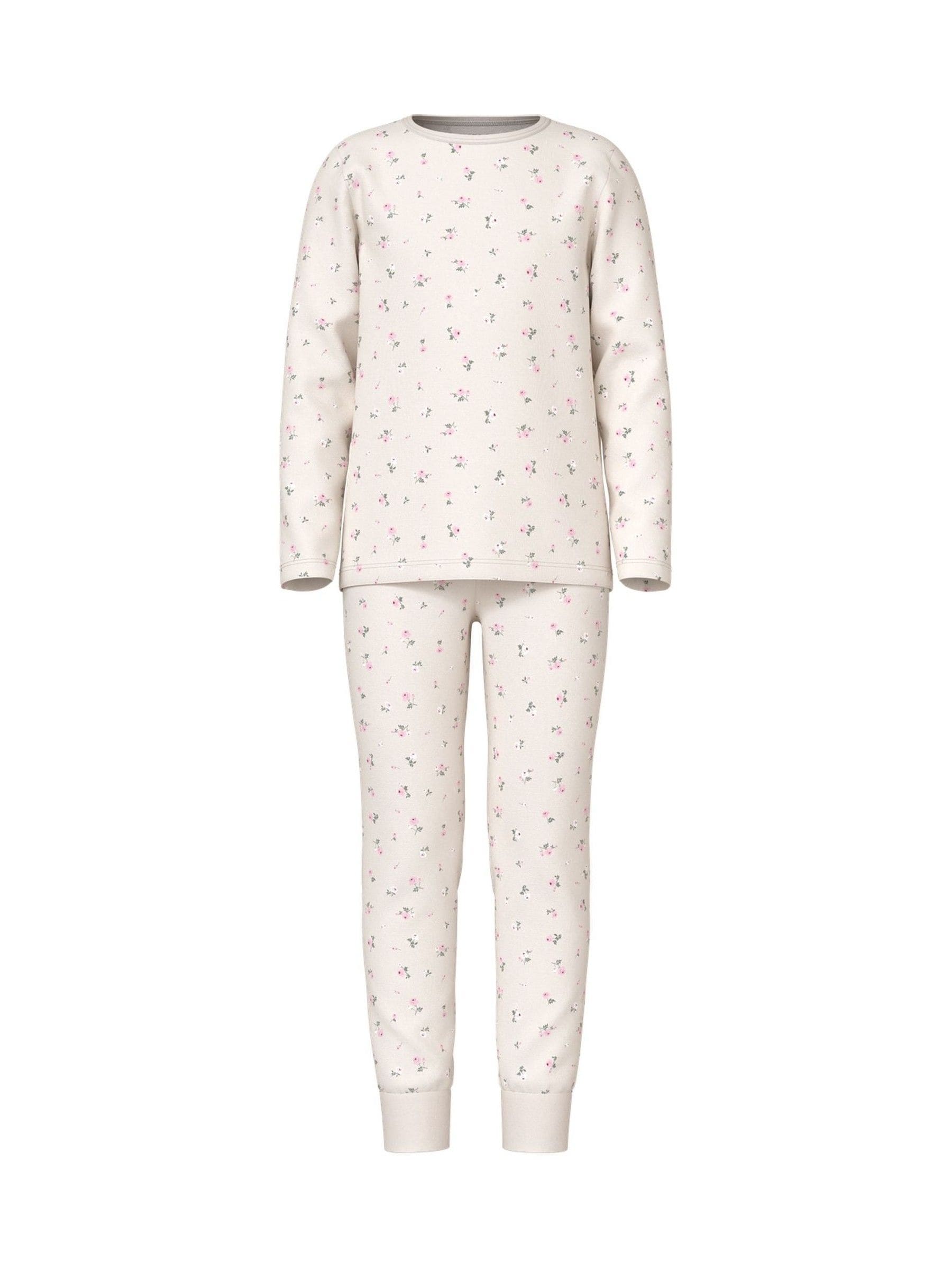 Buy Name It White Floral Pyjamas Set from Next Romania