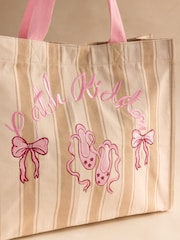 Cath Kidston Ballet Shoes Stripe Tote Bag - Image 3 of 4