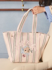 Cath Kidston Pink Biggles Dog City Tote Bag - Image 1 of 4