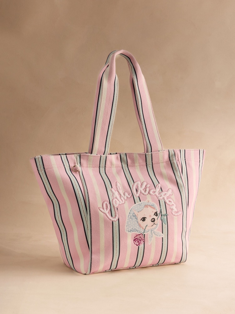 Cath Kidston Pink Biggles Dog City Tote Bag - Image 2 of 4