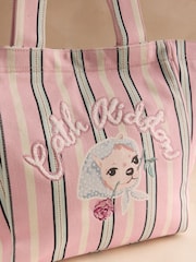Cath Kidston Pink Biggles Dog City Tote Bag - Image 4 of 4