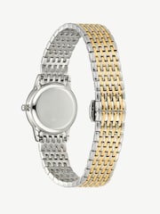 D.Louise Gold Tone Classic Link Round Bi-Metal Watch 20mm - Image 3 of 4