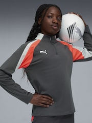 Grå - Puma Individual LIGA Kvartglidelås Topp - Bilde 1 av 6