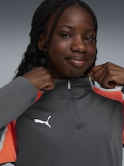 Grå - Puma Individual LIGA Kvartglidelås Topp - Bilde 2 av 6