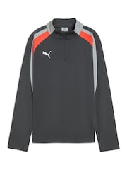 Grå - Puma Individual LIGA Kvartglidelås Topp - Bilde 5 av 6