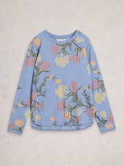 Azul - White Stuff Clara Long Sleeves T-Shirt - Imagen 5 de 6