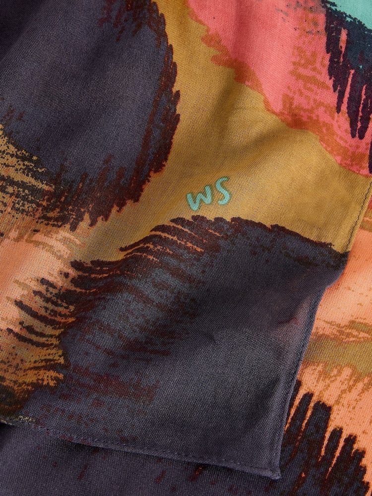 White Stuff Black Sophie Printed Scarf - Image 3 of 3 White Stuff Black Sophie Printed Scarf - Image 3 of 3