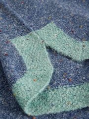 White Stuff Blue Talia Nep Jumper - Image 6 of 6