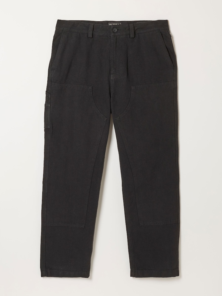 Melns - FatFace Perth Pleat Front Chinos - Attēls 6 no 6 Melns - FatFace Perth Pleat Front Chinos - Attēls 6 no 6