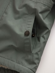 Green Waterproof Borg Lined Parka (3mths-7yrs) - Image 10 of 12