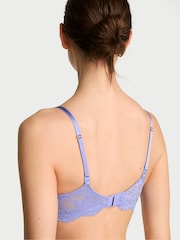 Victoria's Secret Verywinkle Purple Unlined Balcony Lace Bra - Image 2 of 2