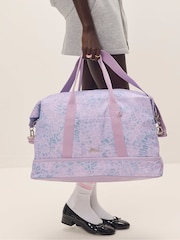 Victoria's Secret Pink Purple Leopard Weekender Duffle Bag - Image 1 of 4