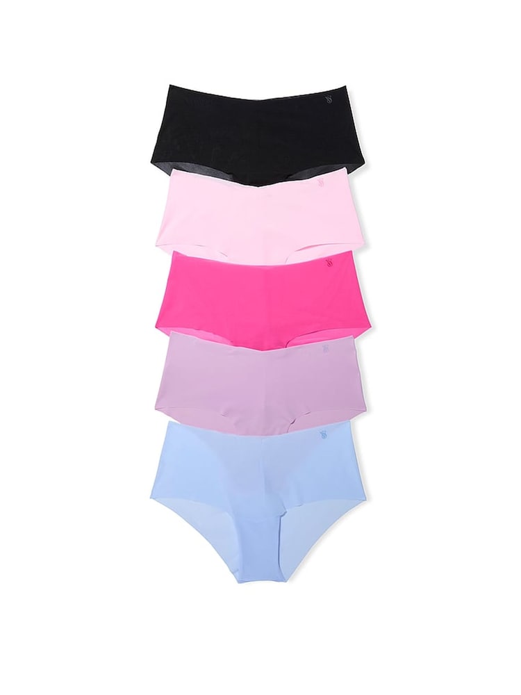 Victoria's Secret Black/Pink/Purple/Blue Cheeky 5 Pack Knickers - Image 1 of 1