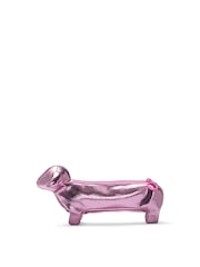 Victoria's Secret Pink Pink Tulip Metallic Dog Makeup Bag - Image 1 of 3