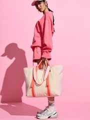 Victoria's Secret Natural Canvas Tote Bag - Image 1 of 5