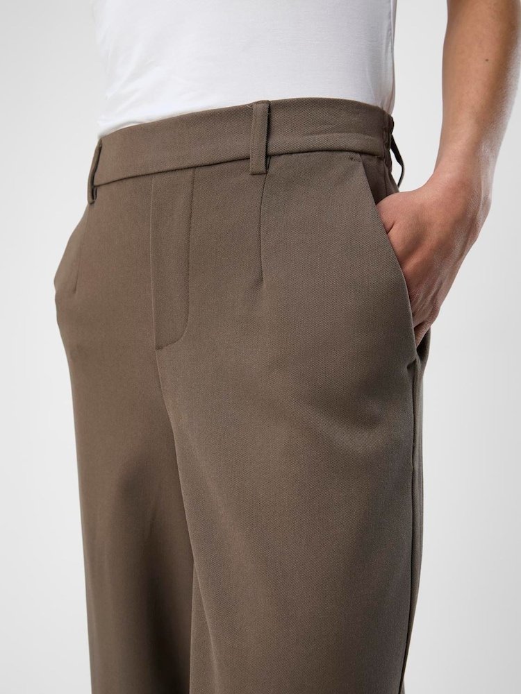OBJECT Light Brown Wide Leg Trousers - Image 3 of 3 OBJECT Light Brown Wide Leg Trousers - Image 3 of 3