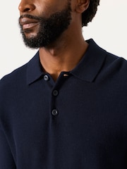 FatFace Rye Navy Knitted Long Sleeve Jumper - Image 5 of 6