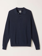 FatFace Rye Navy Knitted Long Sleeve Jumper - Image 6 of 6