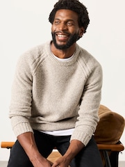 Boz - FatFace Crew Neck Jumper - 6şəkildən 1 şəkil