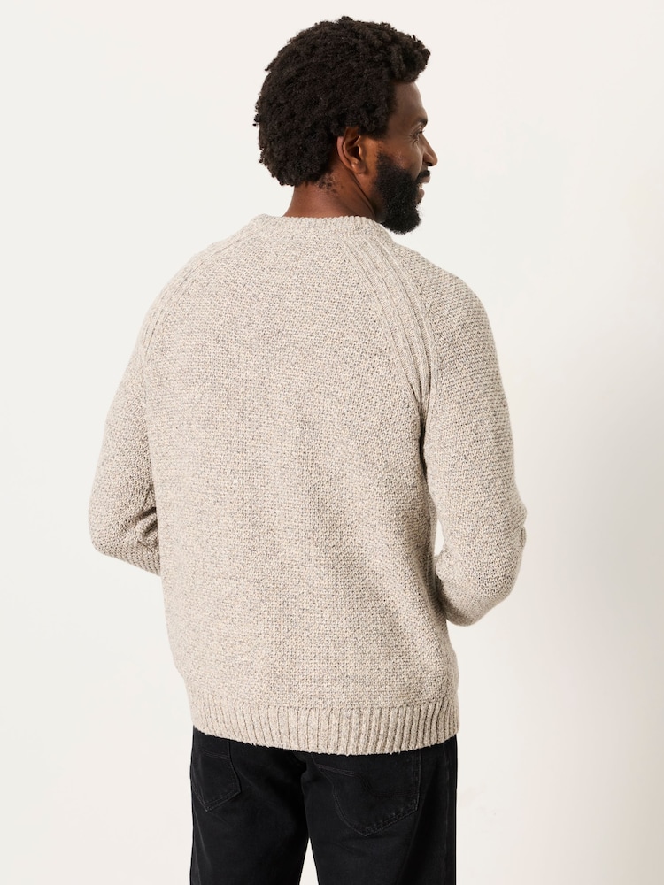 FatFace Penton Grey Crew Neck Jumper - Image 2 of 6 FatFace Penton Grey Crew Neck Jumper - Image 2 of 6
