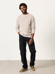 Boz - FatFace Crew Neck Jumper - 6şəkildən 4 şəkil