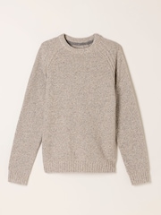 Boz - FatFace Crew Neck Jumper - 6şəkildən 6 şəkil
