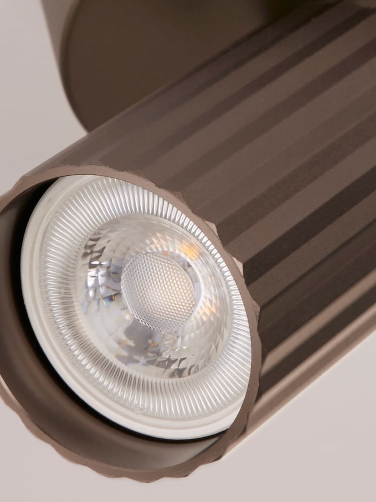 Searchlight Bronze Nanna Fluted Spotlight GU10 - Image 4 of 4 Searchlight Bronze Nanna Fluted Spotlight GU10 - Image 4 of 4