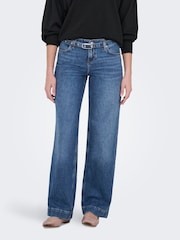 ONLY Low Waist Wide Leg Belt Jeans - Bild 3 von 8