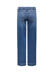 Džíny ONLY s nízkým pasem, širokými nohavicemi a páskem - Obrázek 7 z 8