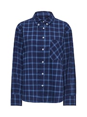 ONLY Blue Checked Shirt - Image 1 of 1