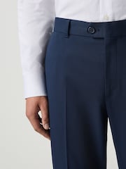 כחול  - גזרה רגילה - Stretch Smart Twill Trousers - תמונה 4 מתוך 4