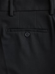 שחור - גזרה רגילה - Stretch Smart Twill Trousers - תמונה 10 מתוך 10