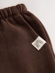 Chocolate Brown Cuffed Sweat Joggers (3mths-7yrs) - Image 7 of 8