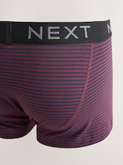 Burgungy Mixed Pattern 10 pack Cotton Rich Blend Hipster Boxers - Image 12 of 14