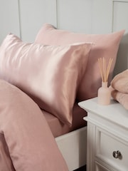 Silky Silks Mellow Pink Mulberry Silk Standard Pillowcase - Image 1 of 5